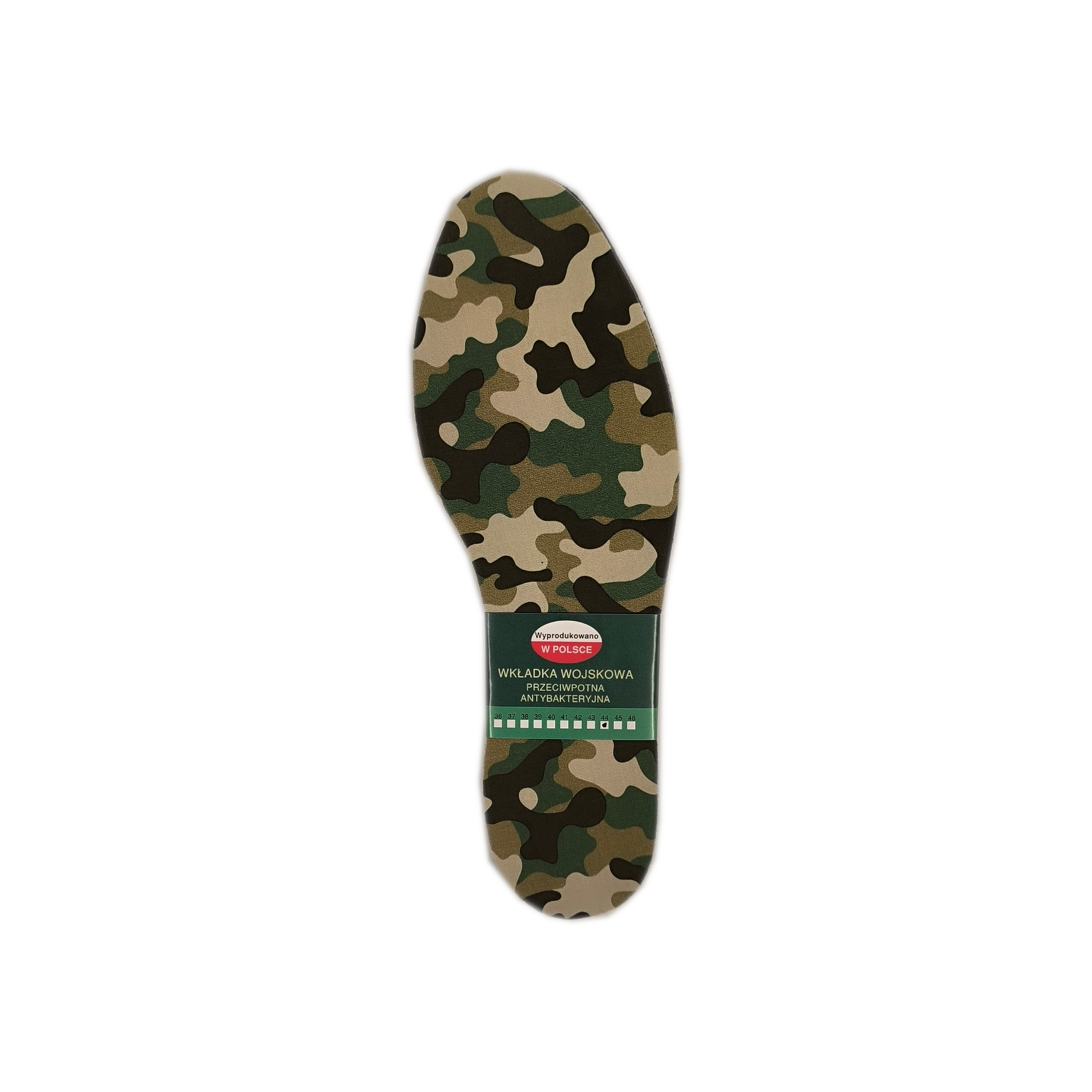 Wkładki do butów MORO wojskowe, przeciwpotne, antybakteryjne - obrazek 2