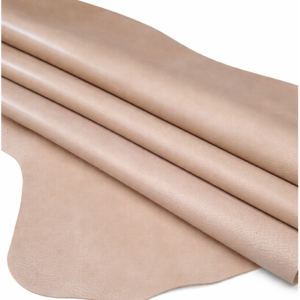 Skóra naturalna dwoina świńska woskowana beżowa