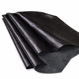 Płat skóry czarnej licowej